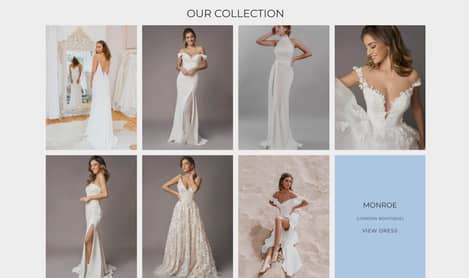 bridal designer page